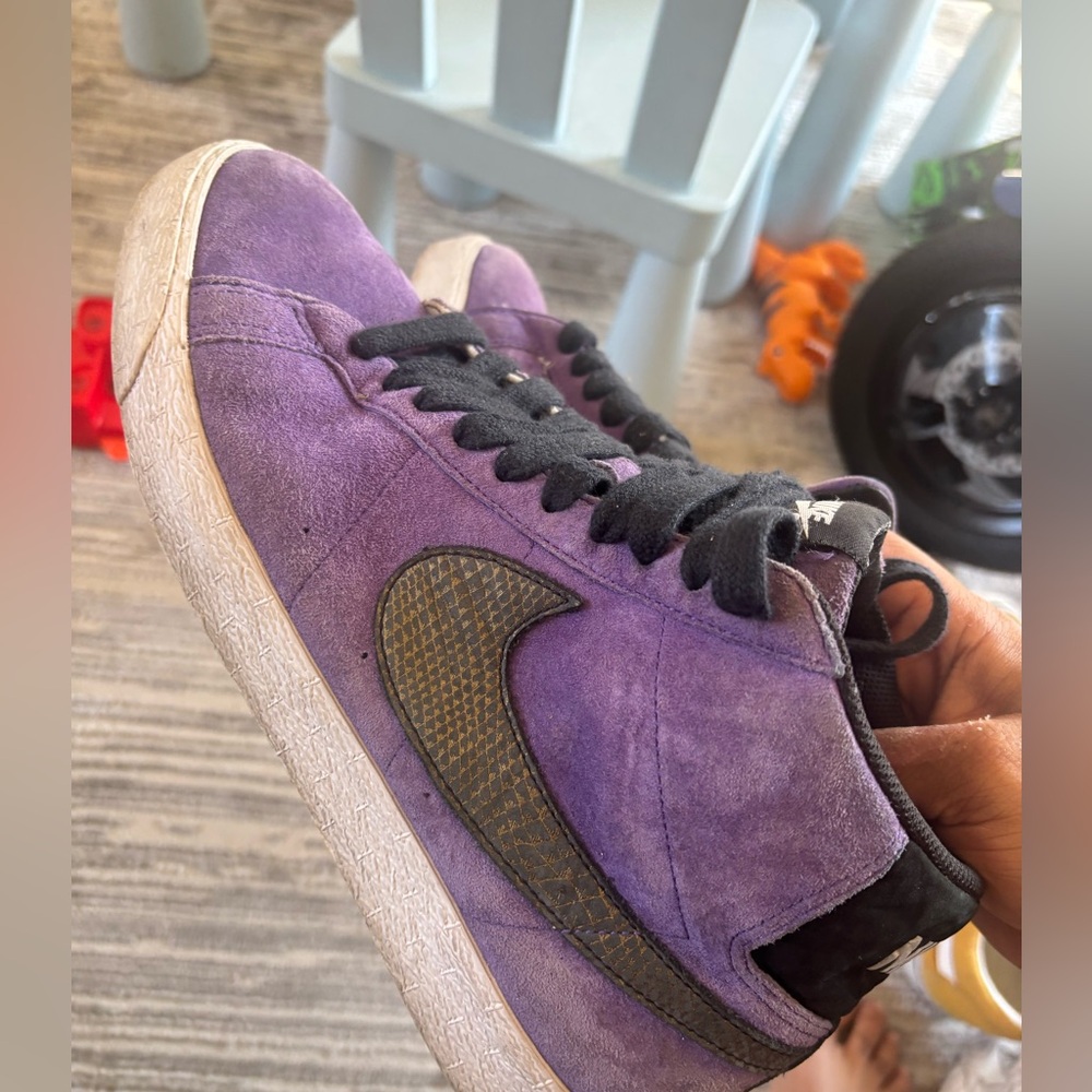 Nike Purple Suede Sneakers